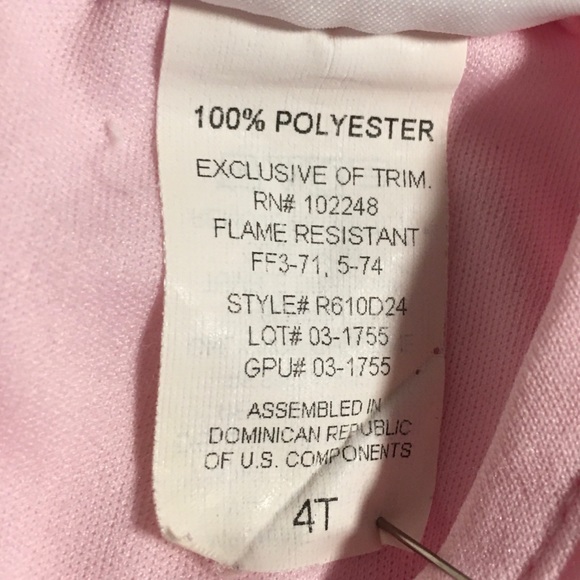 Gown dress Dream Apparel Pink Princess Sz 4T - Picture 8 of 12